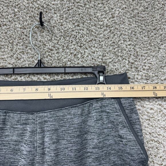 Under Armour Icon Fleece Wide Leg Sweatpants Women Medium Heather Gray Cold Gear - Picture 4 of 14